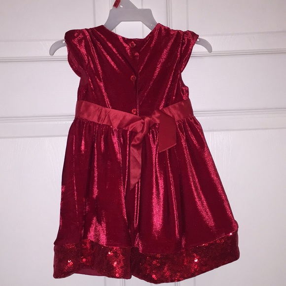 Infant Baby Girls George Holiday Christmas Formal Party Dress Size 12-18… - Picture 5 of 14